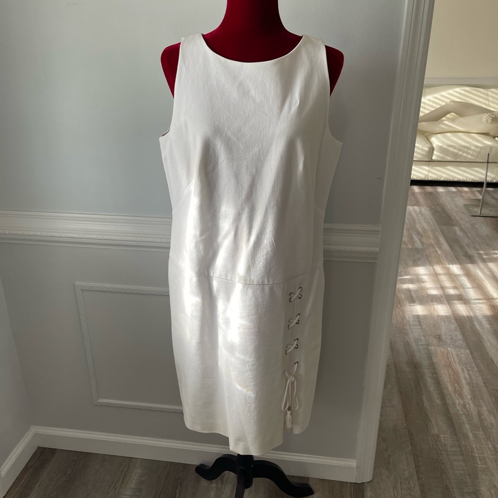 Sleeveless nautically inspired dress